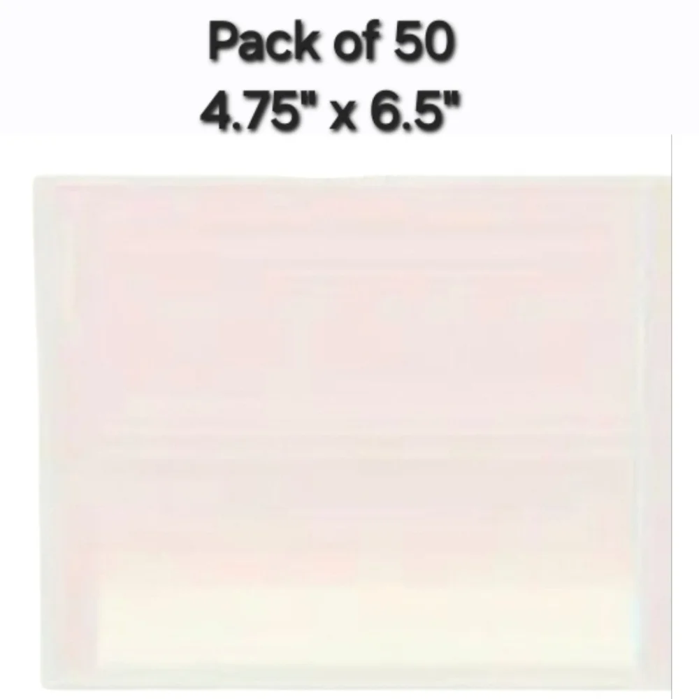 Pack of 50 Clear Shipping Label Protectors